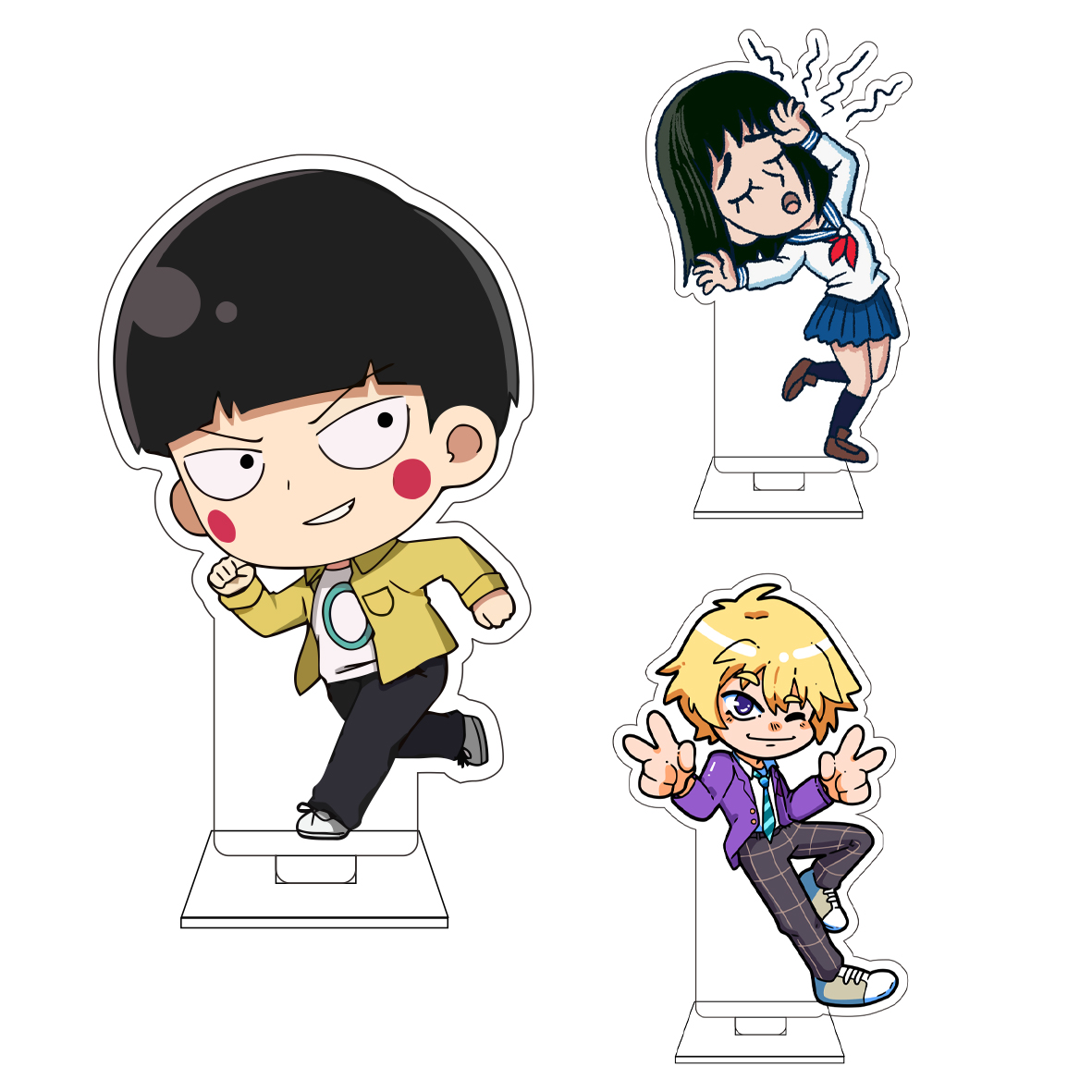 Anime Cosplay Cute - Figura Acrílica Fofa de 10CM do