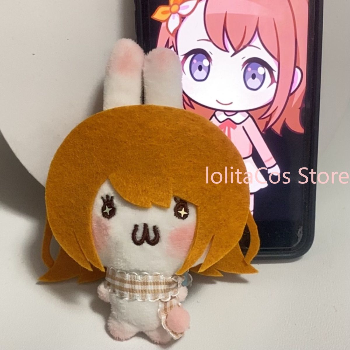 Anime Cosplay Girls - Boneca de Pelúcia Artesanal Fofa Pjsk