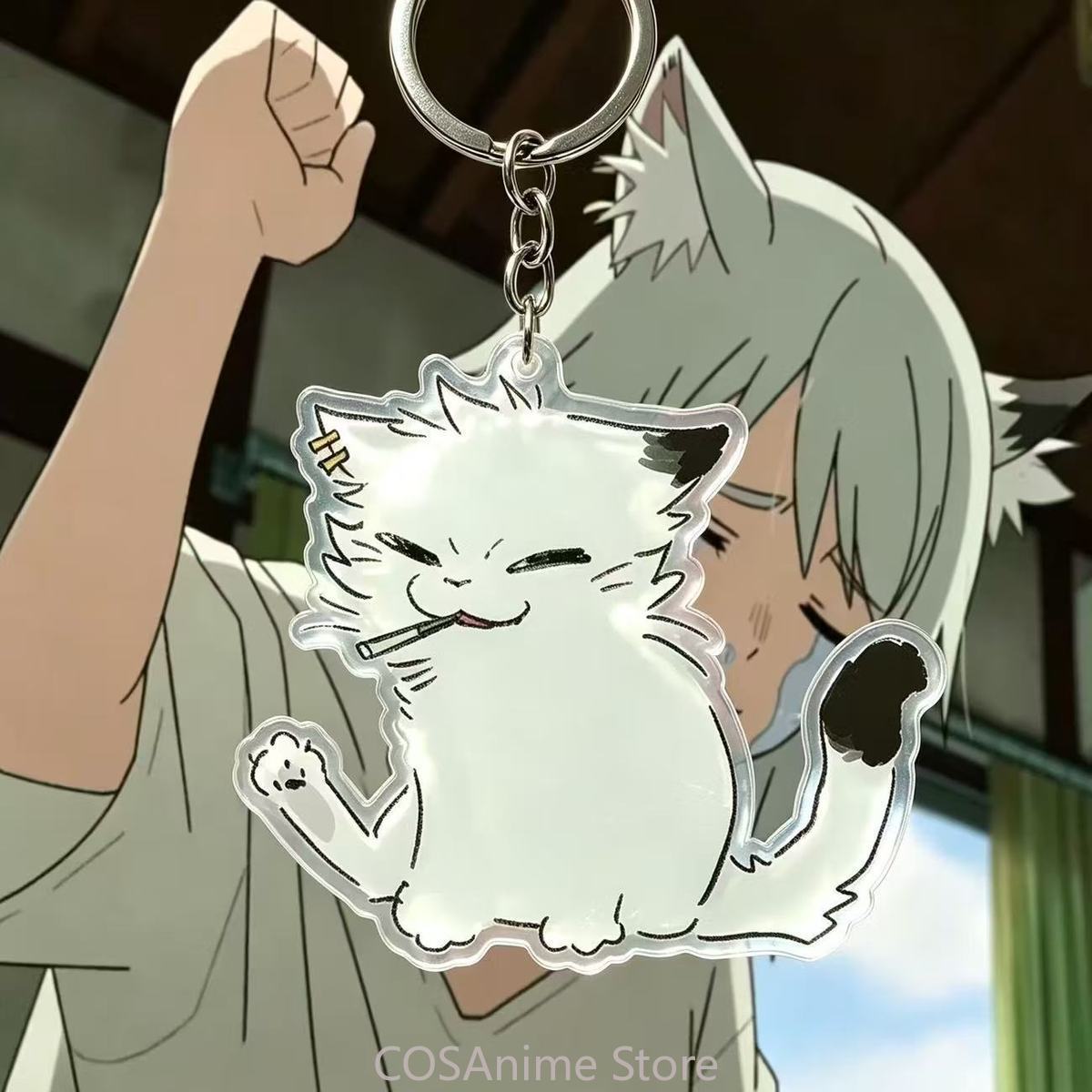 Anime Cosplay Manga - Chaveiro de Gato Yani Neko Chainsmoker,