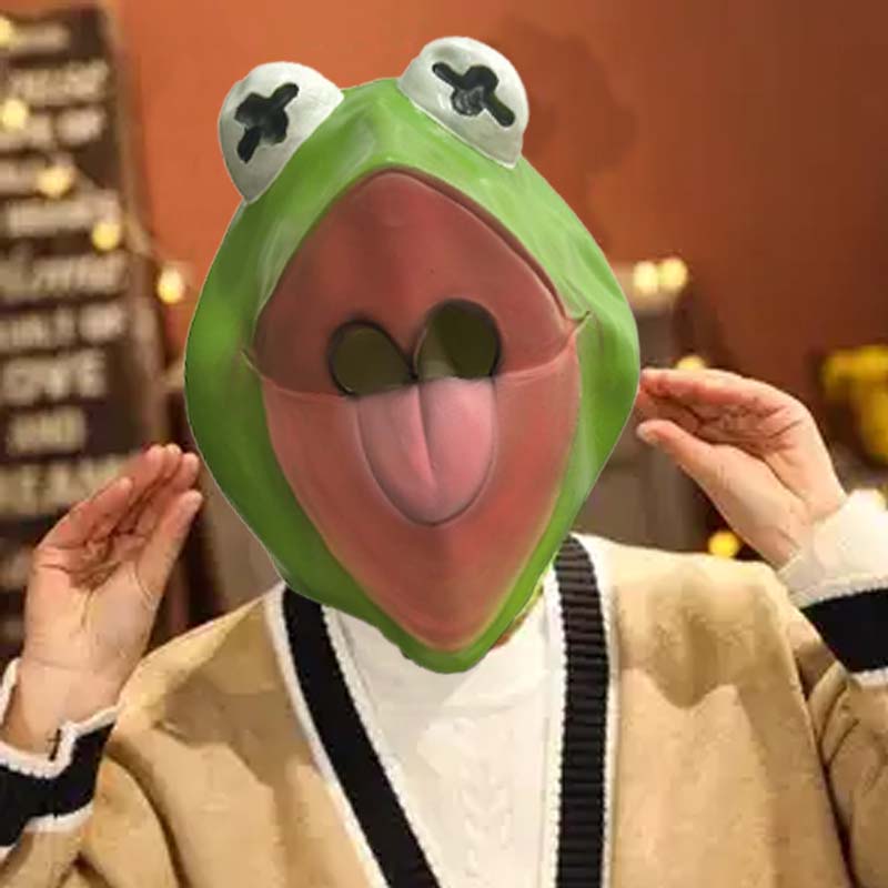 Anime Cosplay Meme - Máscara de cabeça de meme de