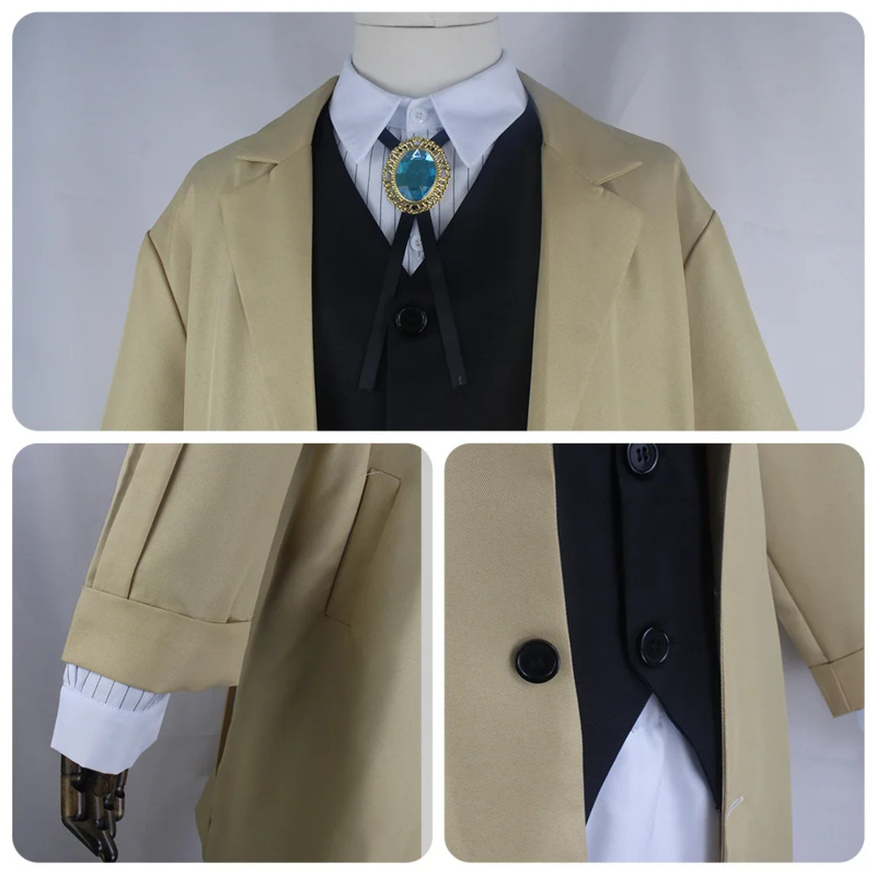 Anime Cosplay Manga - Jaqueta/Casaco de Cosplay Dazai Osamu de