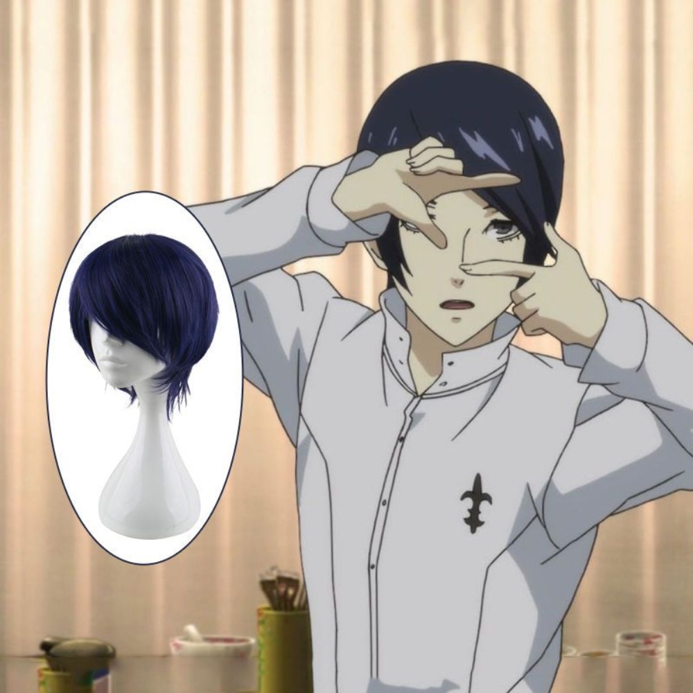 Anime Cosplay Easy - Peruca Cosplay Persona 5 Fox Yusuke