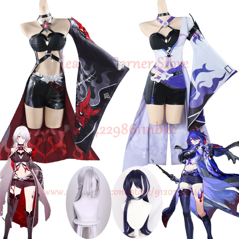 Anime Cosplay Youtube - Em estoque acheron cosplay traje honkai