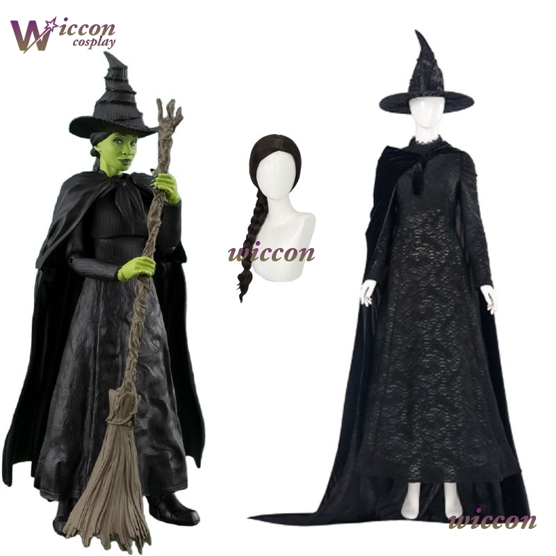 Anime Cosplay Kid - Yesok filme malvado elphaba cosplay traje