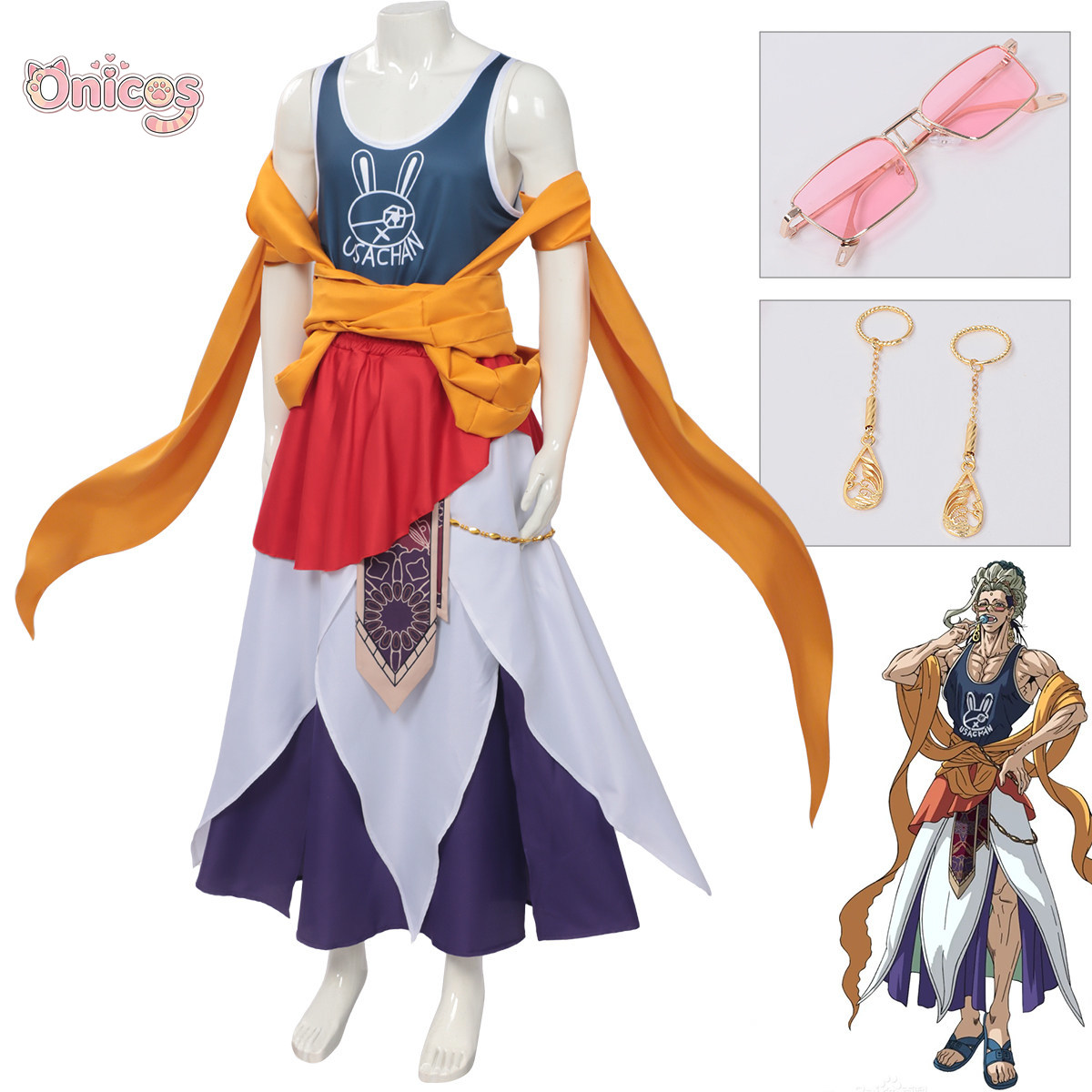 Fantasia de Cosplay do Buda de - Anime Cosplay Show avaliação e preço