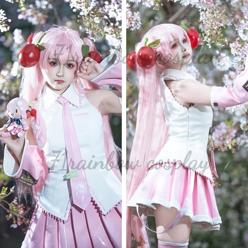 Sakura mikuu cosplay trajes mi - Anime Cosplay Easy avaliação e preço