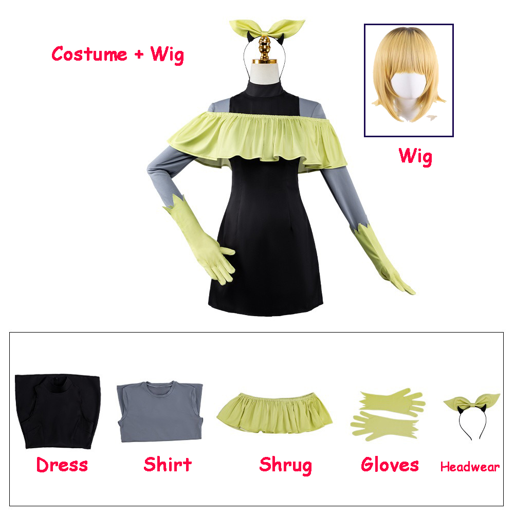 Conjunto Completo de Peruca ME - Anime Cosplay Meme avaliação e preço