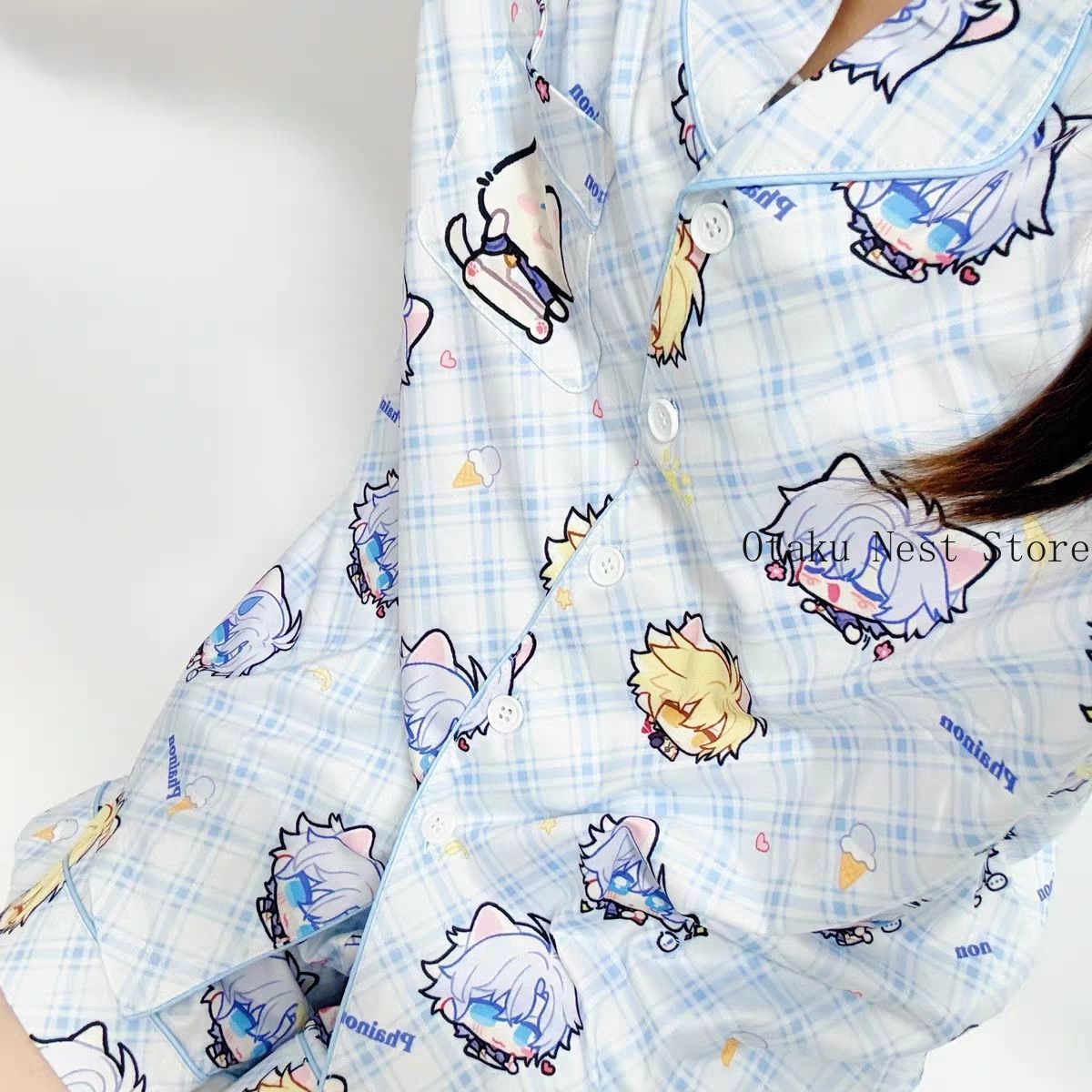 Pijama de Manga Longa Kawaii A - Anime Cosplay Manga avaliação e preço