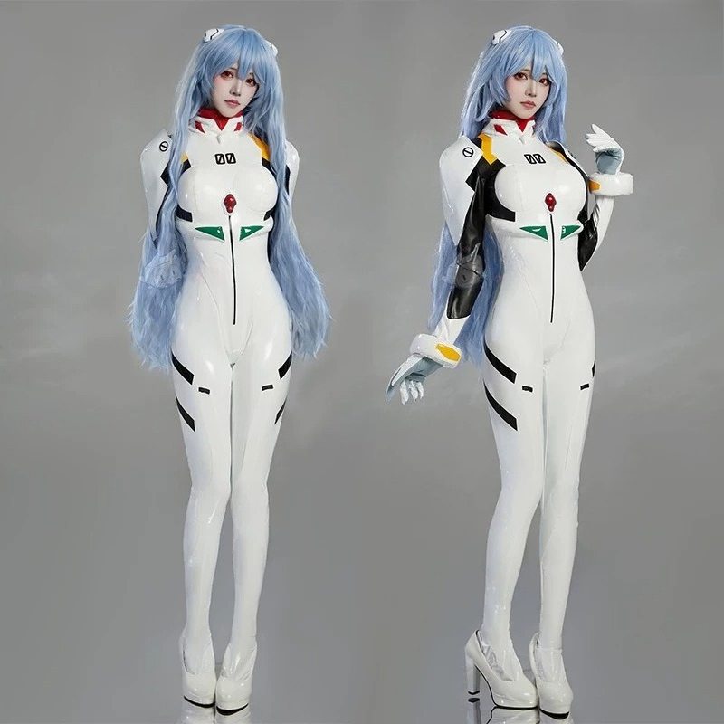 Fantasia Cosplay Rei Ayanami P - Anime Cosplay High Quality avaliação e preço