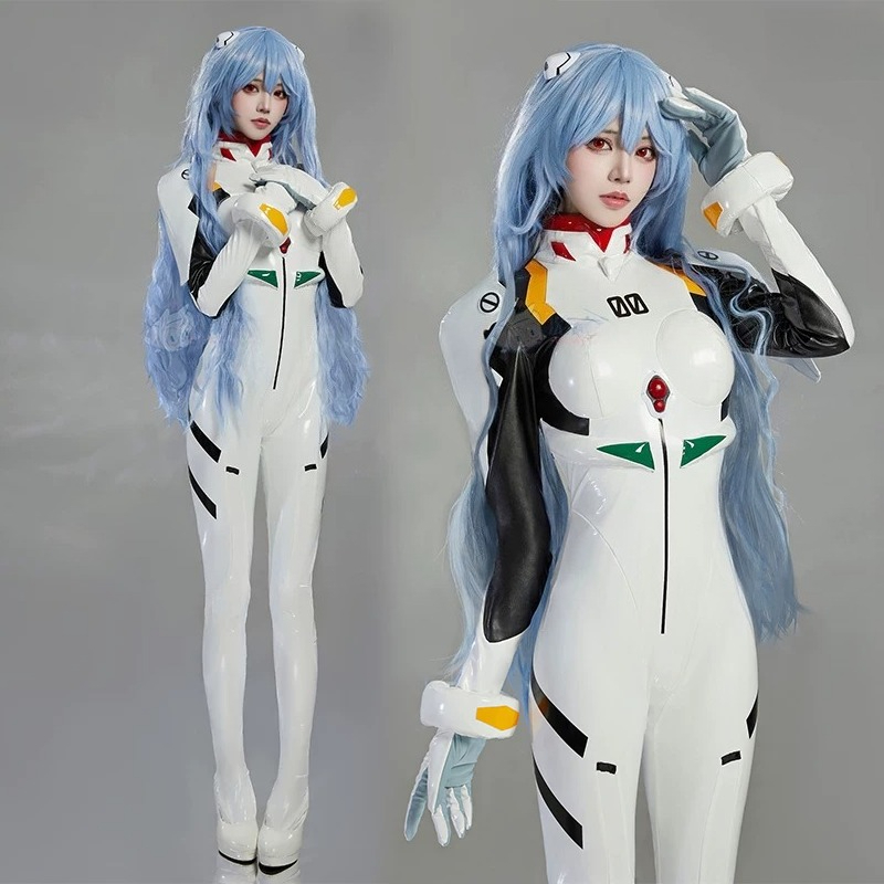 Fantasia Cosplay Rei Ayanami P - Anime Cosplay High Quality avaliação e preço