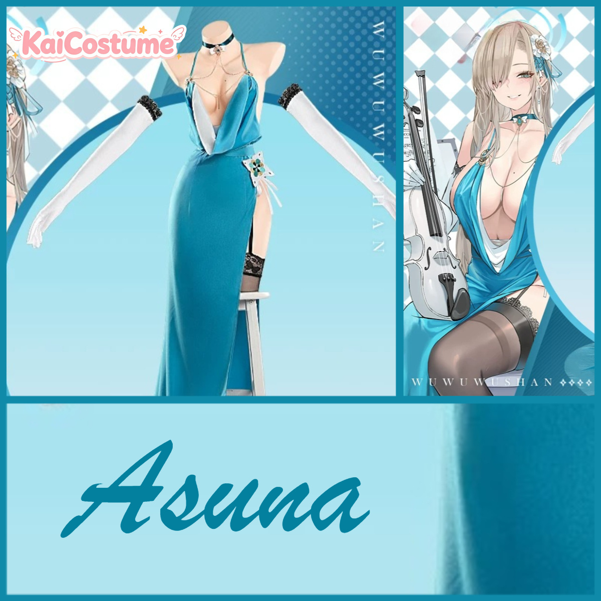 Fantasia Completa de Cosplay A - Anime Cosplay Photo avaliação e preço