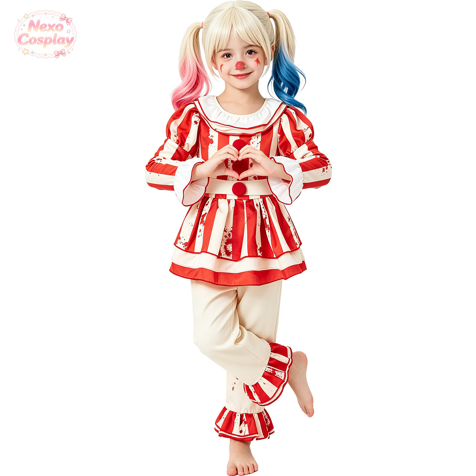 Fantasia de Palhaço de Terror  - Anime Cosplay Kid avaliação e preço