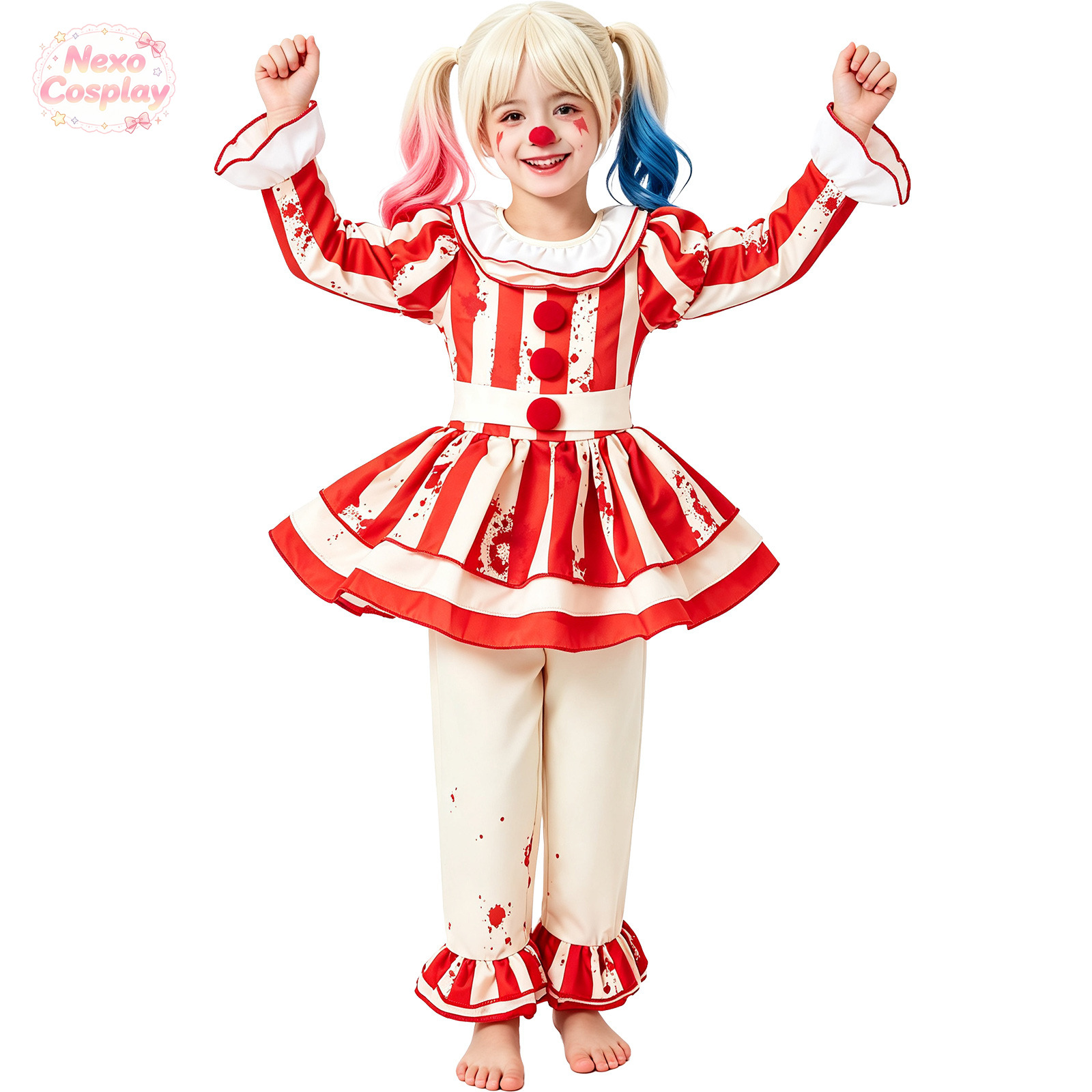 Fantasia de Palhaço de Terror  - Anime Cosplay Kid avaliação e preço