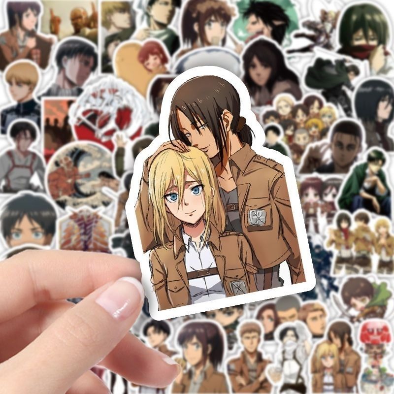 60 Adesivos de Anime Attack on - Anime Cosplay Cute avaliação e preço
