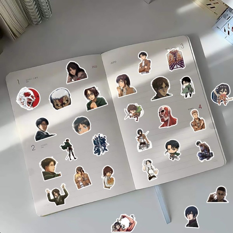 60 Adesivos de Anime Attack on - Anime Cosplay Cute avaliação e preço