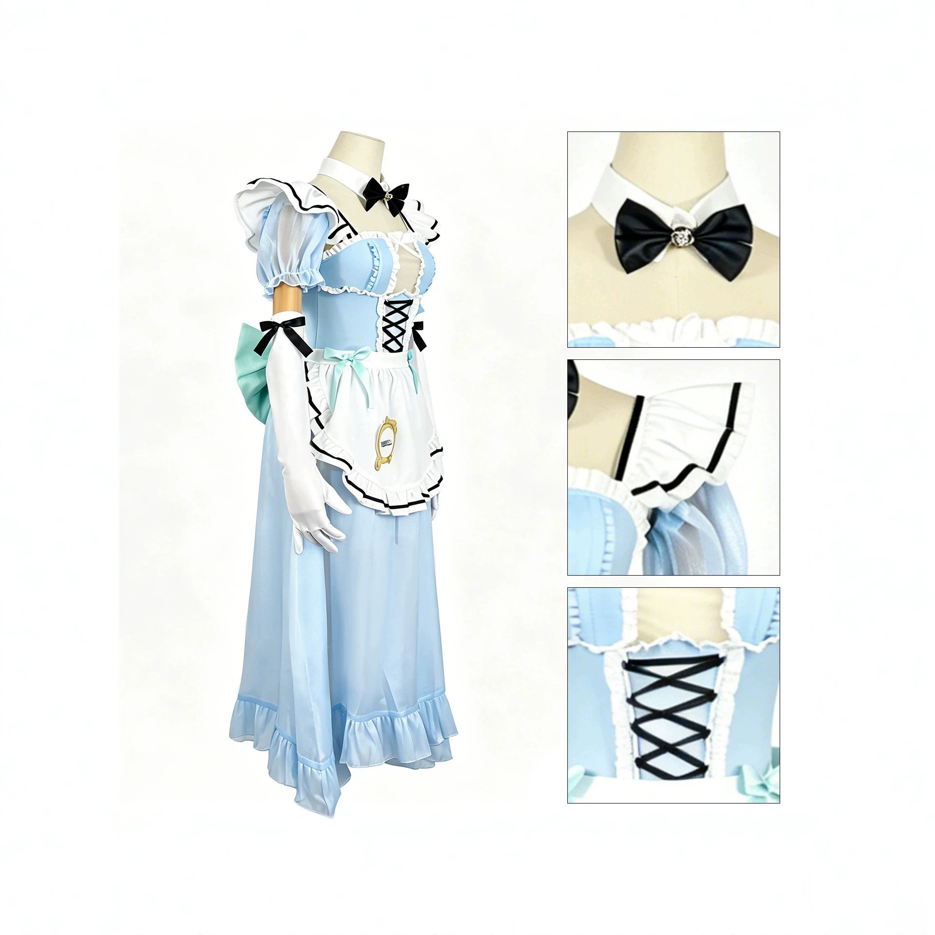 Fantasia de Cosplay NIKKE Pilg - Anime Cosplay Maid avaliação e preço