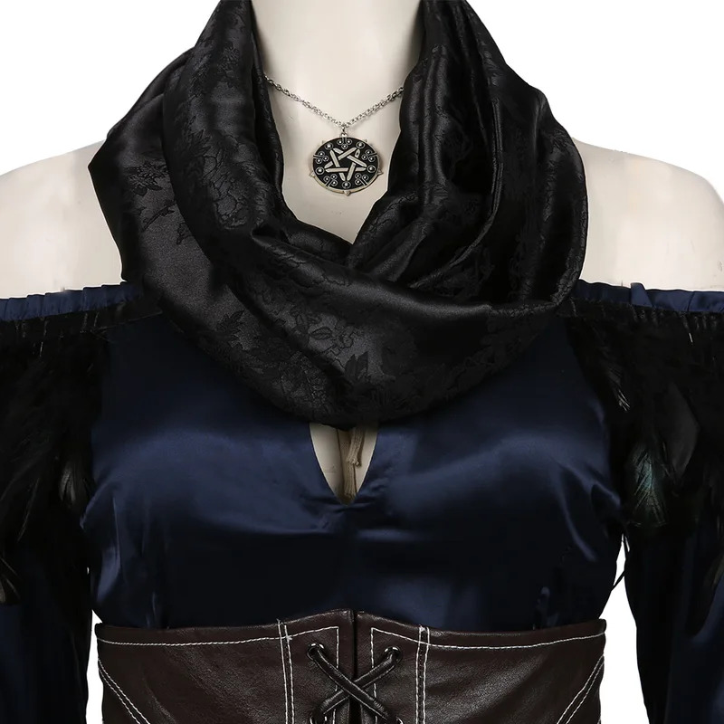 Yennefer cosplay fantasia traj - Anime Cosplay Youtube avaliação e preço
