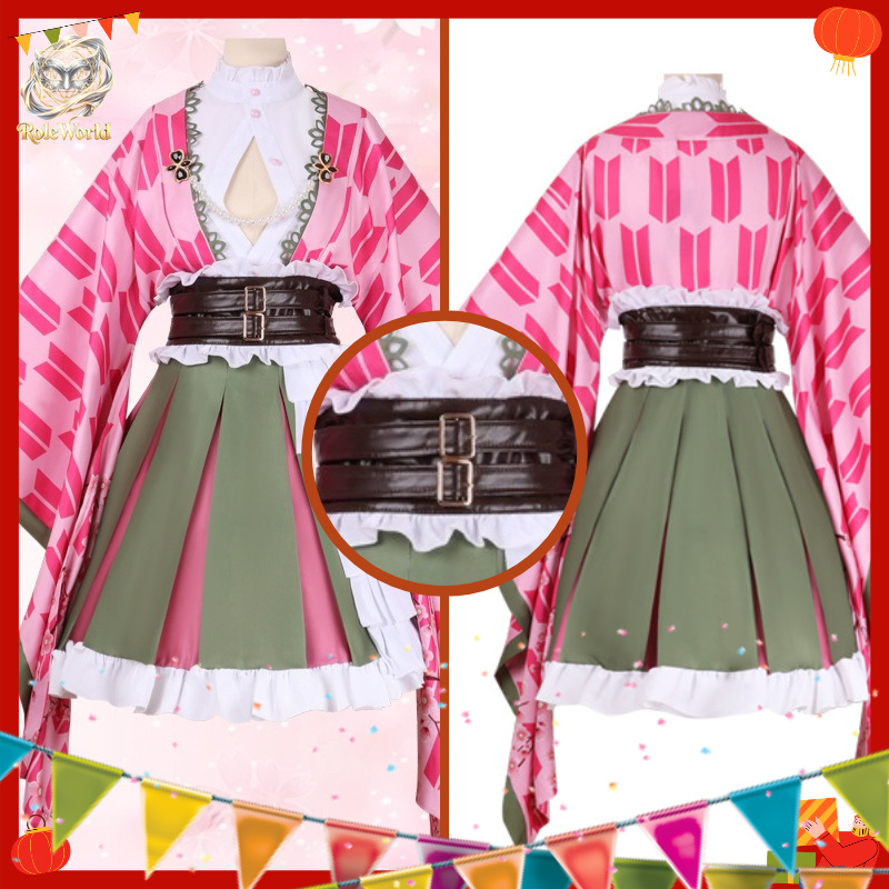 Fantasia de Cosplay Mitsuri Ka - Anime Cosplay Maid avaliação e preço