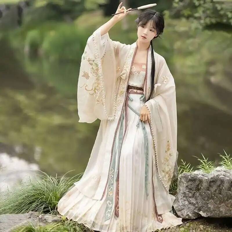 Vestido Hanfu Antigo Chinês pa - Anime Cosplay Youtube avaliação e preço
